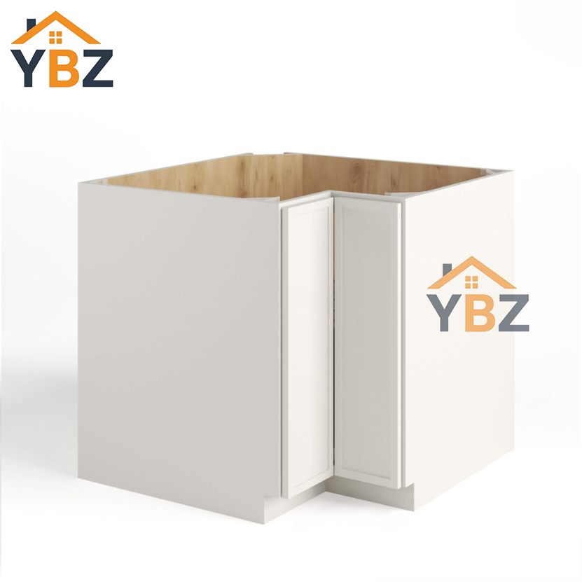 Dove White Slim Shaker Easy Reach Base Cabinet/Slim Dove White Lazy Susan Base Cabinet