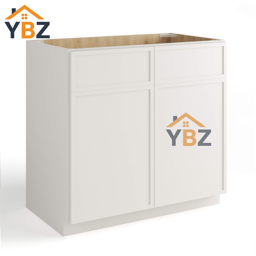 Dove White Slim Shaker Vanity Sink/Drawer Cabinet