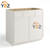 Dove White Slim Shaker Vanity Sink Drawer Base Cabinet
