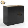Black Shaker Vanity Combo Cabinet