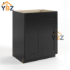 Black Shaker Sink Base 27”