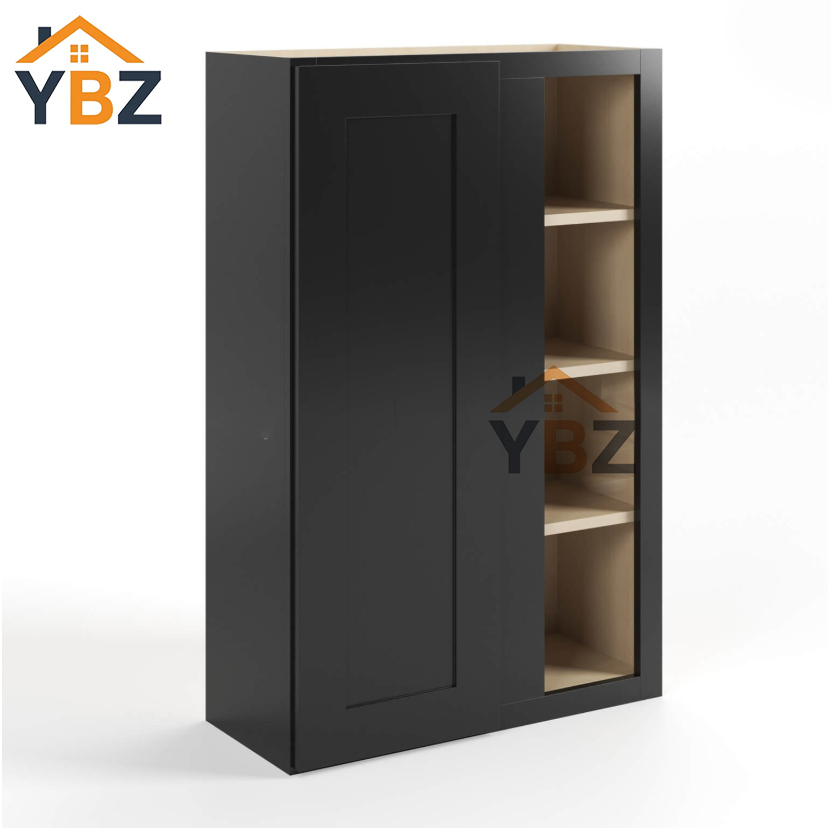 1 Black Shaker 30″ 36″ 42″ H Wall Blind Cabinet