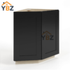 Black Shaker Base End Cabinet