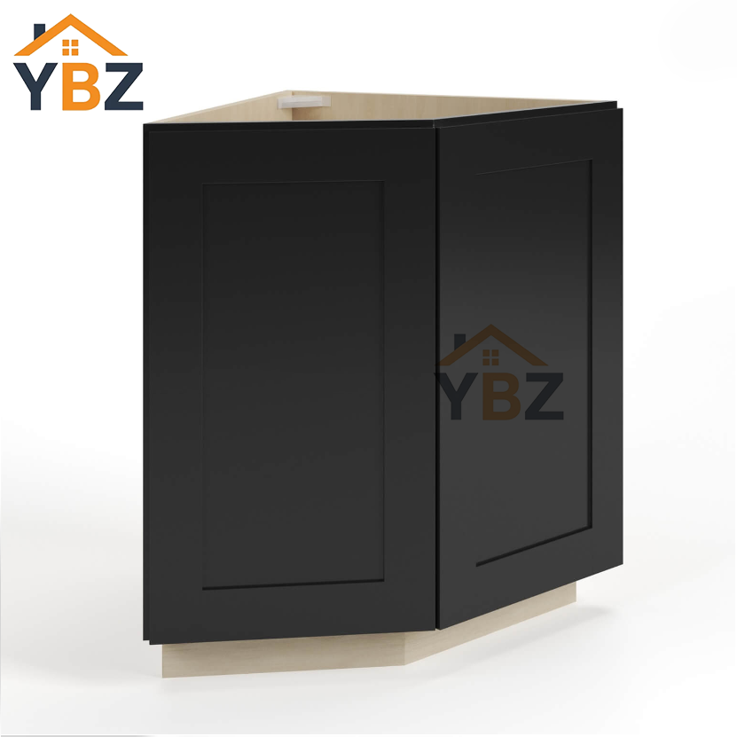 1 Black Shaker Base End Cabinet