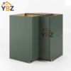 Slim Shaker Green Base Lazy Susan Cabinet