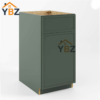 1 Slim Shaker Green Base Trash Cabinet
