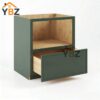 1 Slim Shaker Green Base Microwave Cabinet