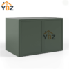 1 Slim Shaker Green Double Door Wall Cabinet – 24″D