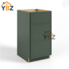 1 Slim Shaker Green Vanity Drawer Base Cabinet