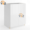 Frameless Gloss White Full Height Double Door Base Cabinet