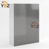 1 Frameless Gloss Gray 30″H 36″H 42″H Double Door Wall Cabinet