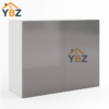 1 Frameless Gloss Gray Double Door Wall Microwave/Stove Bridge Cabinet 12″H.15″H.18″H.24’H
