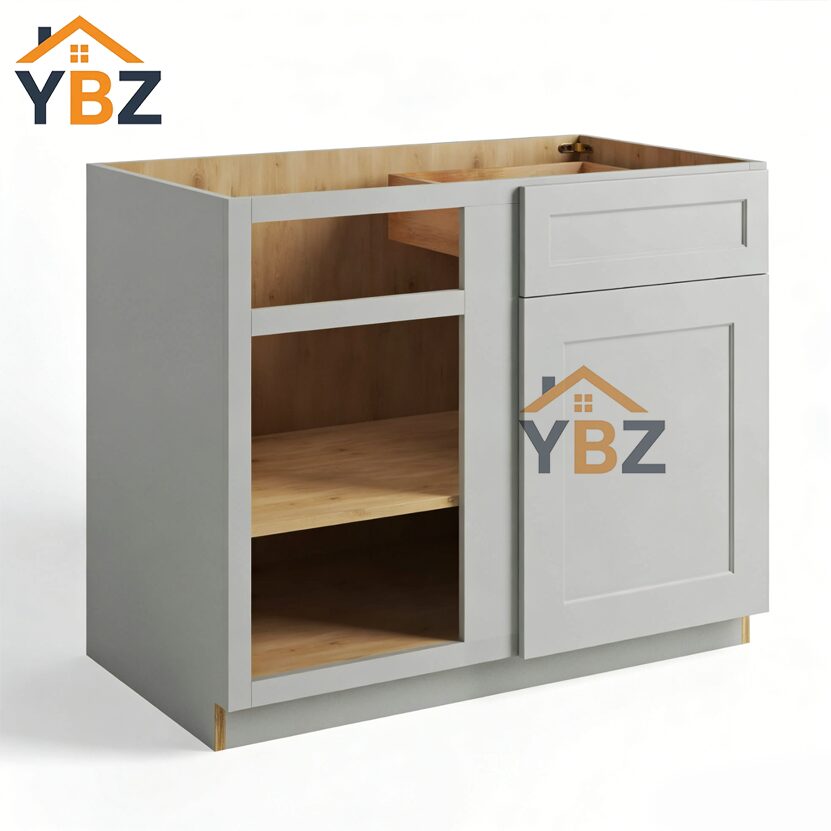 Dorian Gray Shaker Base Blind Corner Cabinet