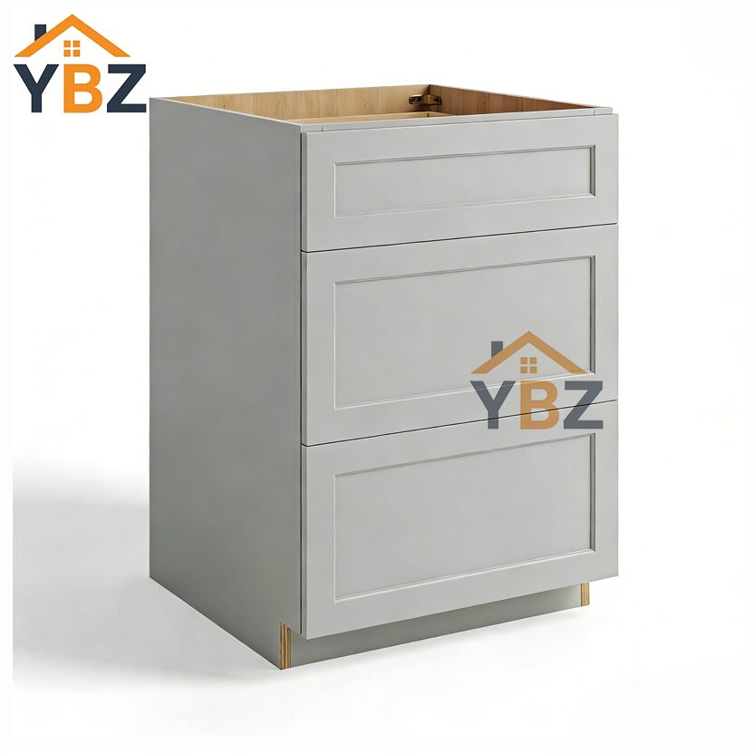 Dorian Gray Shaker Base cabinet with 2 Drawers/3 Drawers