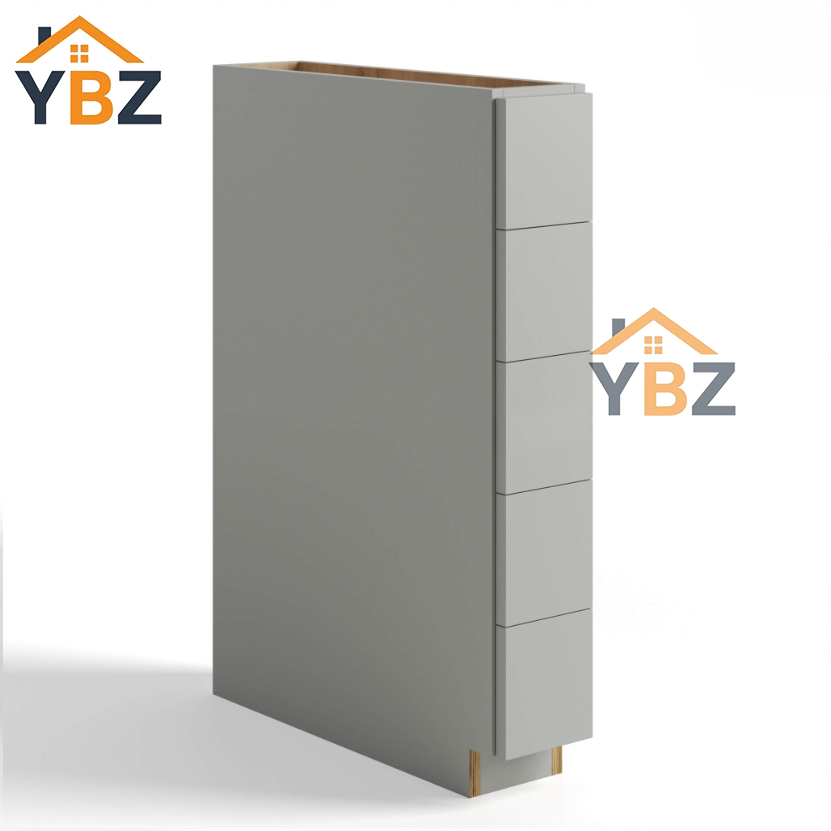 Dorian Gray Shaker Base Spice Drawers / Rack Cabinet