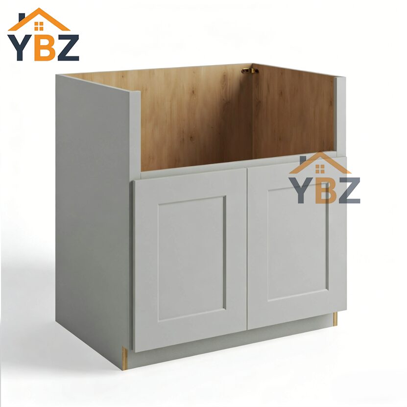 Dorian Gray Shaker Farm House Sink Base Cabinet