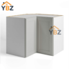 1 Dorian Gray Shaker Wall Easy Reach /Base Lazy Susan Cabinet