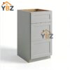 1 Dorian Gray Shaker Vanity Drawer Base Cabinet