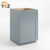 Gray Shaker Base Cabinet with Single Door & Drawer