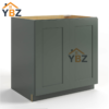 Green Shaker Base Cabinet – Full Height 2 Doors
