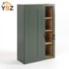 Green Shaker  30″ H 36″ H 42″ H Wall Blind Cabinet