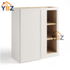 1 Dove White Slim Shaker Blind Corner Wall Cabinet