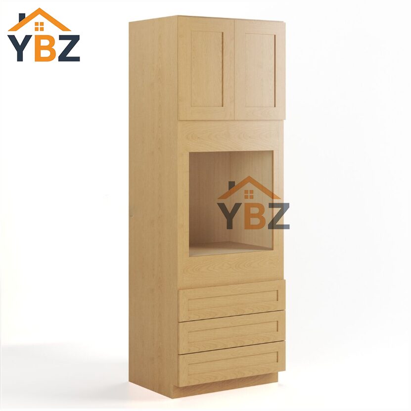 1 Treasure Chest Shaker 30″ 33″ W Oven Pantry Cabinet