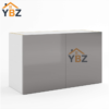 1 Frameless Gloss Gray Double Door Wall Microwave/Stove Bridge Cabinet 12″H.15″H.18″H.24’H