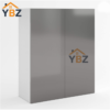 1 Frameless Gloss Gray 30″H 36″H 42″H Double Door Wall Cabinet