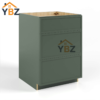 1 Slim Shaker Green Base Cabinet with 2 Drawers/3 Drawers
