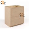 1 Slim Oak Shaker Two/Three Drawers Base