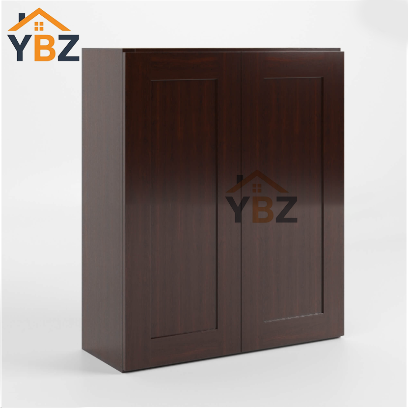 Shaker Espresso 30″ 36″ 42″ H Double Door Wall Cabinet