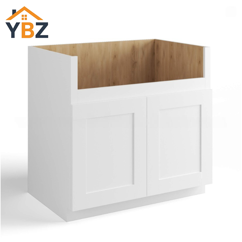 White Shaker Farmhouse Sink Base
