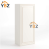 1 Charleston White Raised Panel 30″36″42″ H Single Door Wall Cabinet