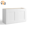 White Shaker12″15″18″24″ H Double Door Wall Cabinet