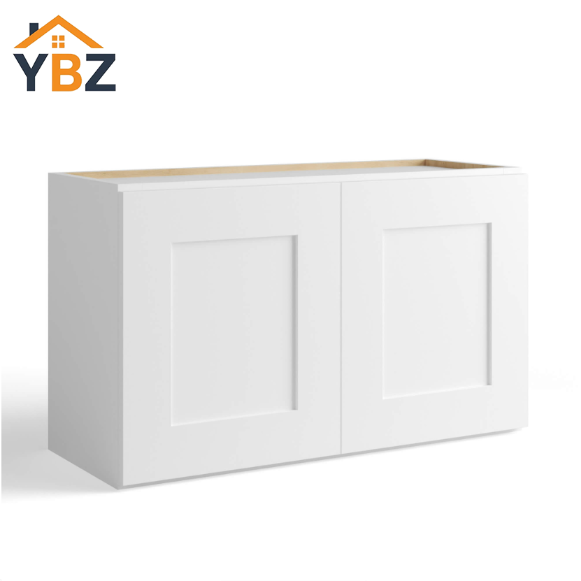 White Shaker12″15″18″24″ H Double Door Wall Cabinet