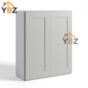 Dorian Gray Shaker Double Door Wall Cabinets 30″H,36″H,42″H,12″D