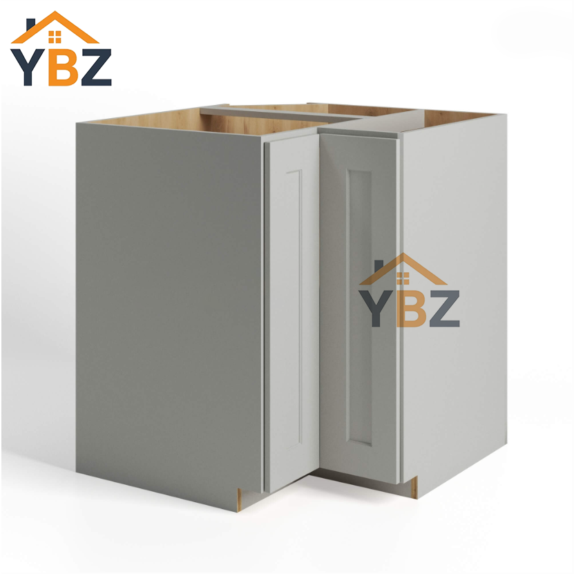 1 Dorian Gray Shaker Wall Easy Reach /Base Lazy Susan Cabinet
