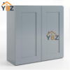 Gray Shaker24″ 30″ 36″ 42″ H Double Door Wall Cabinet
