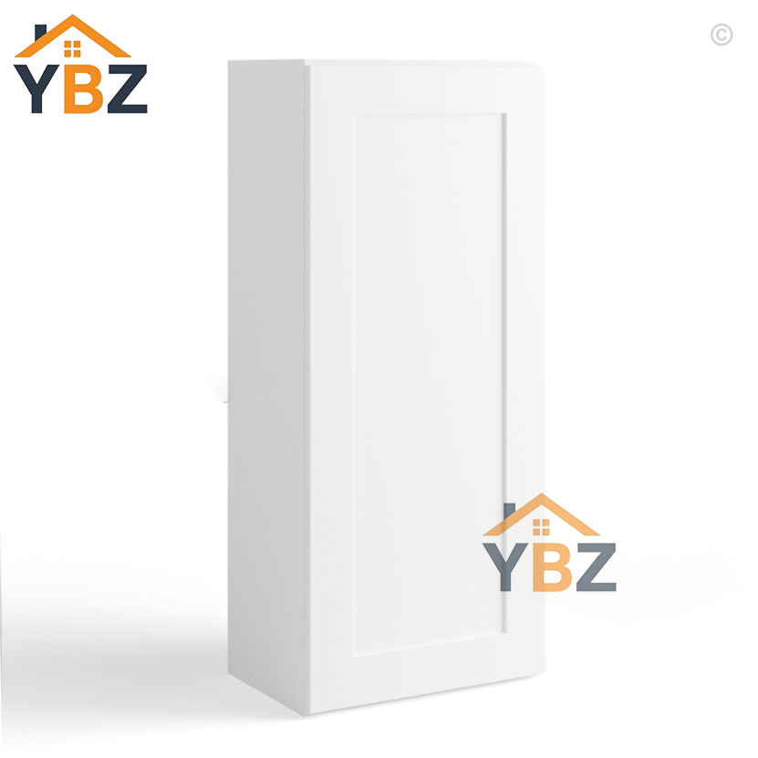 White Shaker 30″ 36″ 42″ H Single Door Wall Cabinet