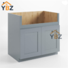 1 Gray Shaker Farmhouse Sink Base