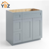 Gray Shaker 30″ 36″ W Vanity Combo with Drawers