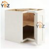 2 Charleston White Raised Panel Easy Reach Base Cabinet