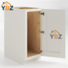2 Charleston White Raised Panel Base Cabinet Single Door Full Height