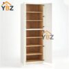 Charleston White Raised Panel 18″24″30″ W Two Double Door Utility Pantry Cabinet