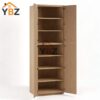 Slim Oak Shaker Tall Pantry Cabinet with 2 Doors/ 4 Doors