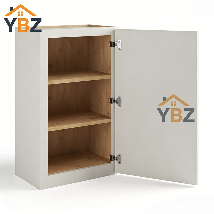 Dove White Slim Shaker 30″36″42″H Single Door Wall Cabinet