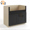Black Shaker Farmhouse Sink Base