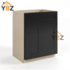 Black Shaker Sink Base 27”