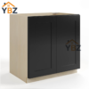Black Shaker Base Cabinet – Full Height 2 Doors